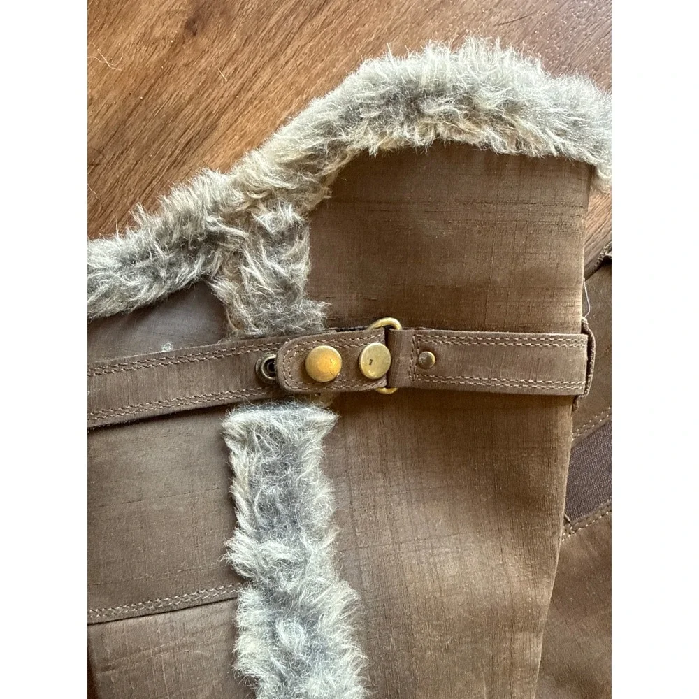 The North Face Brown Primaloft 200g Insulated Faux Fur Tall Boots‎ Womens 6